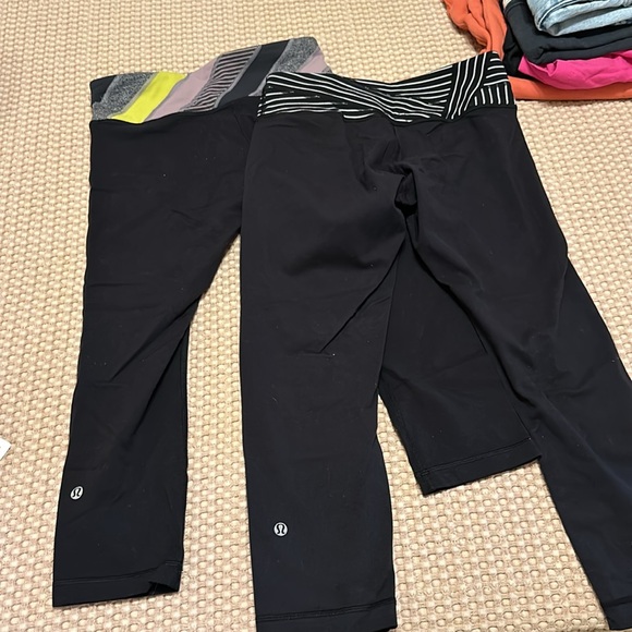 2 Lululemon capri leggings Size 6 - Picture 4 of 5